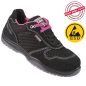 Preview: SIXTON Damen-ESD-Sicherheitshalbschuh 'Timba pink' S1P SRC