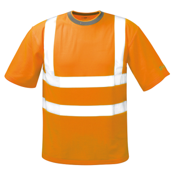 SAFESTYLE UV-Warnschutz-T-Shirt 'Brian', floureszierend orange