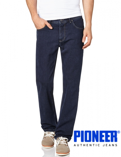 Bekleidung Rosenegger - PIONEER Jeans \'Rando Black on Blue Stretch Denim\'