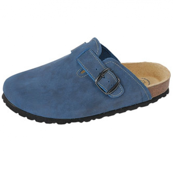 WEEGER Berufsclog Nubukleder, blau