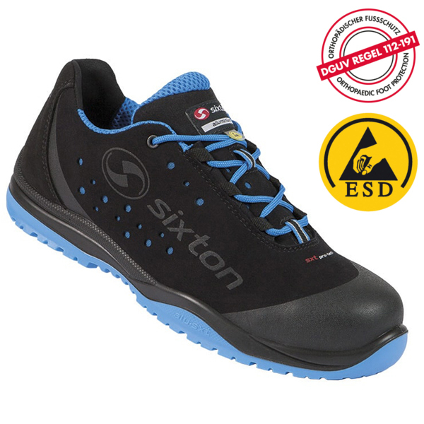 SIXTON ESD-Sicherheitshalbschuh 91328-03' Cuban blue' S1 SRC