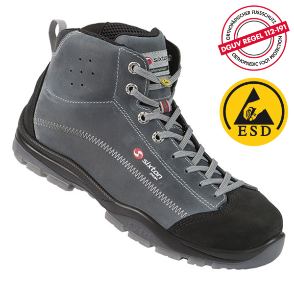 SIXTON ESD-Sicherheitsstiefel 91289-00L 'Pasitos High Jeans' S3 SRC