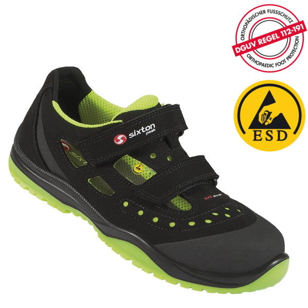 SIXTON ESD Sicherheitssandale 'Meneito' S1P SRC
