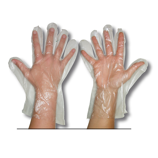 PE-Handschuh gehämmert, unsteril