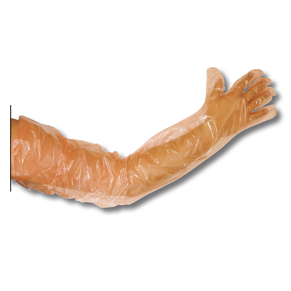 LDPE-Handschuhe 'Softline Long' 90 cm, orange