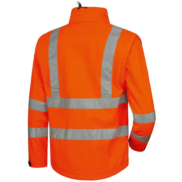 ELYSEE Warnschutz-Softshelljacke 'TYLER', orange