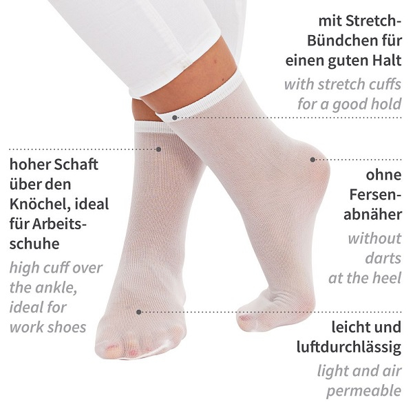 Einwegsocken 'Foot Fresh', weiß, 100er-Pack