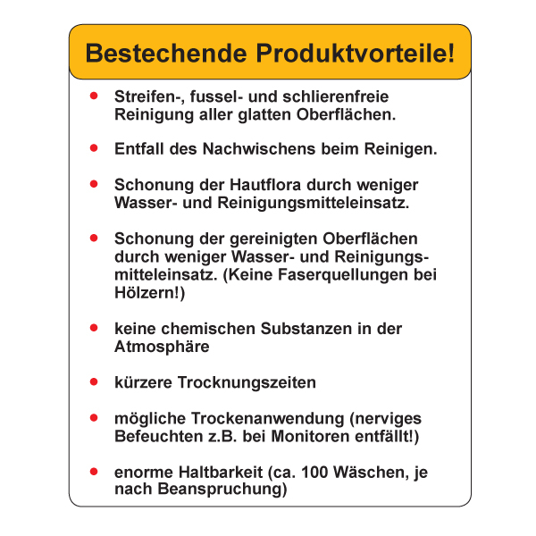 Microfaser Stretchtuch Premium Qualität