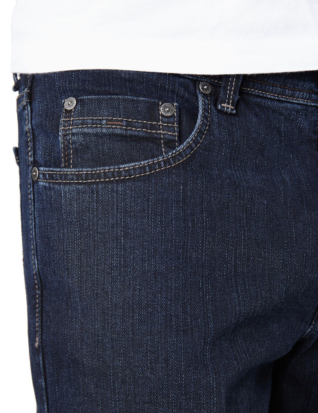 PIONEER Jeans 'Rando Black on Blue Stretch Denim'